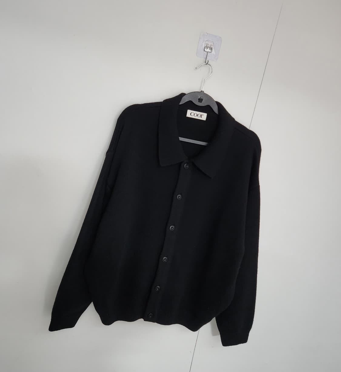 쿠어 105 카라가디건 니트가디건 캐시미어가디건 상품이미지4