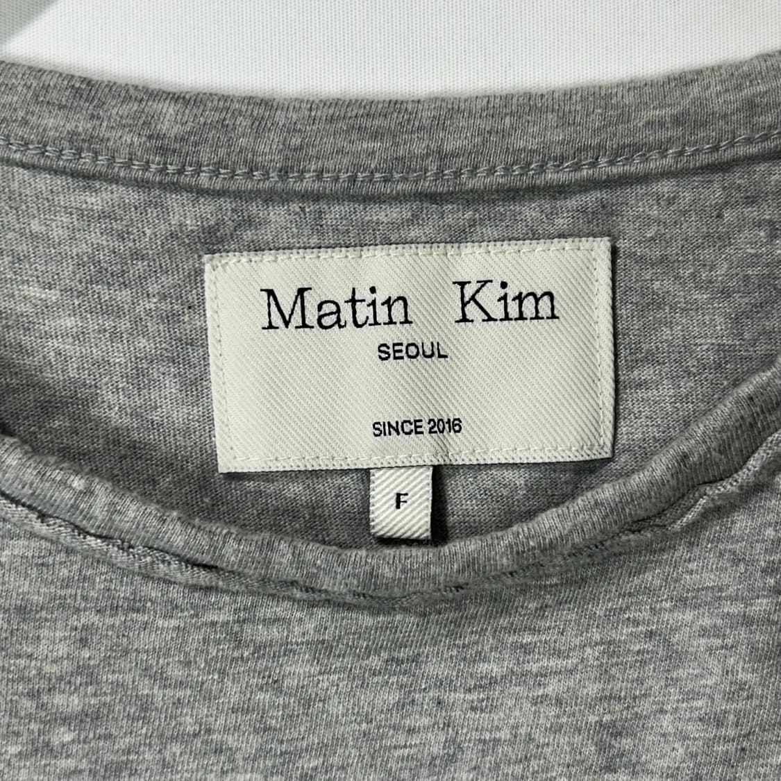 [Matin Kim] 마뗑킴 로고 반팔티셔츠 상품이미지4