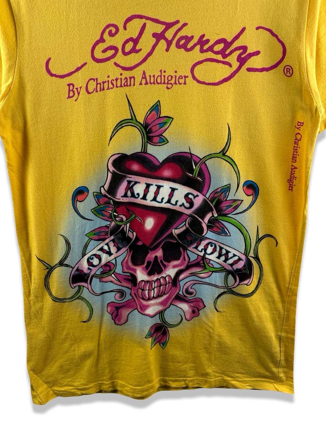 에드하디 Love Kills Slowly 옐로우티셔츠2849 상품이미지4