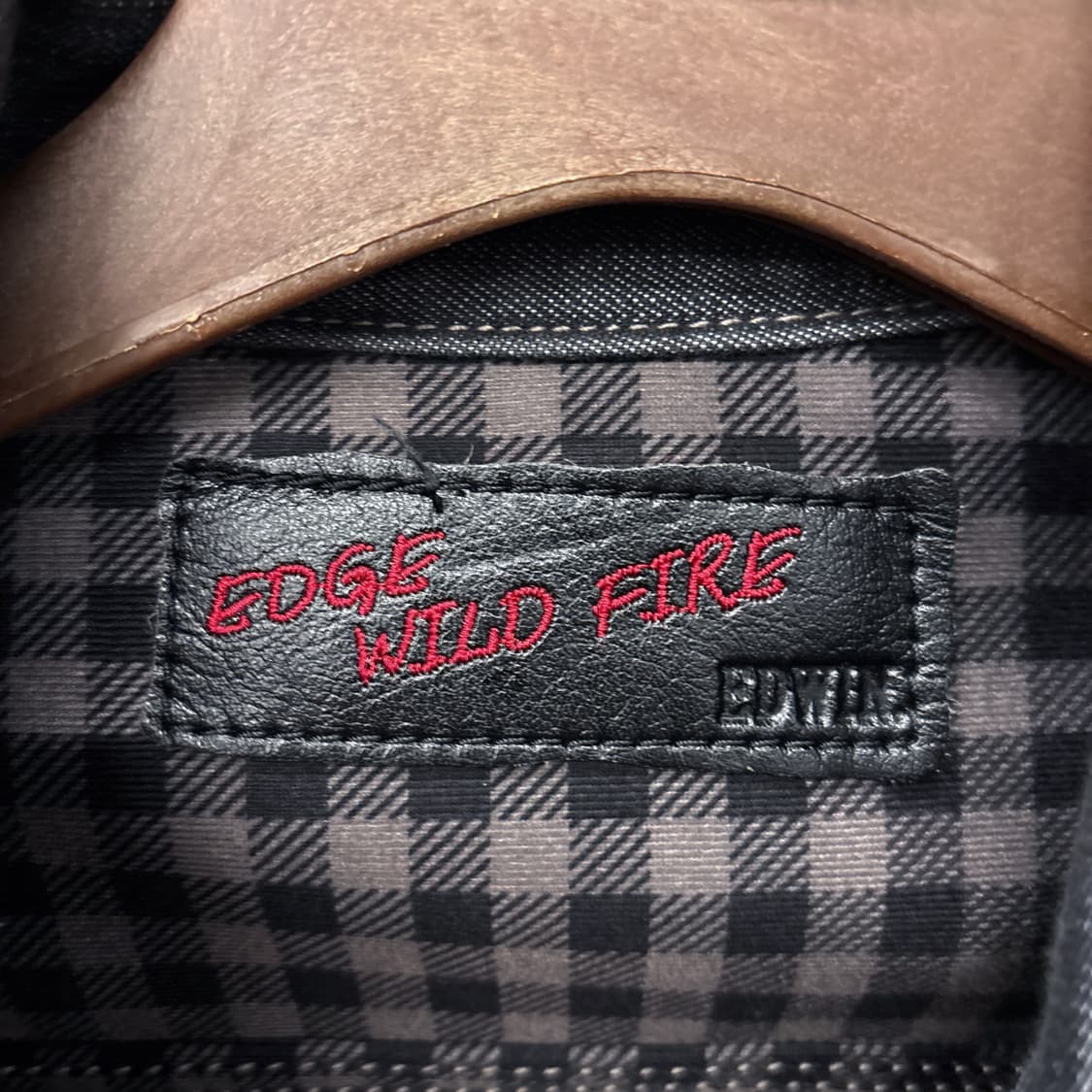 에드윈 Edge Wild Fire 워시드블랙 데님 트러커 자켓 N1090 상품이미지6