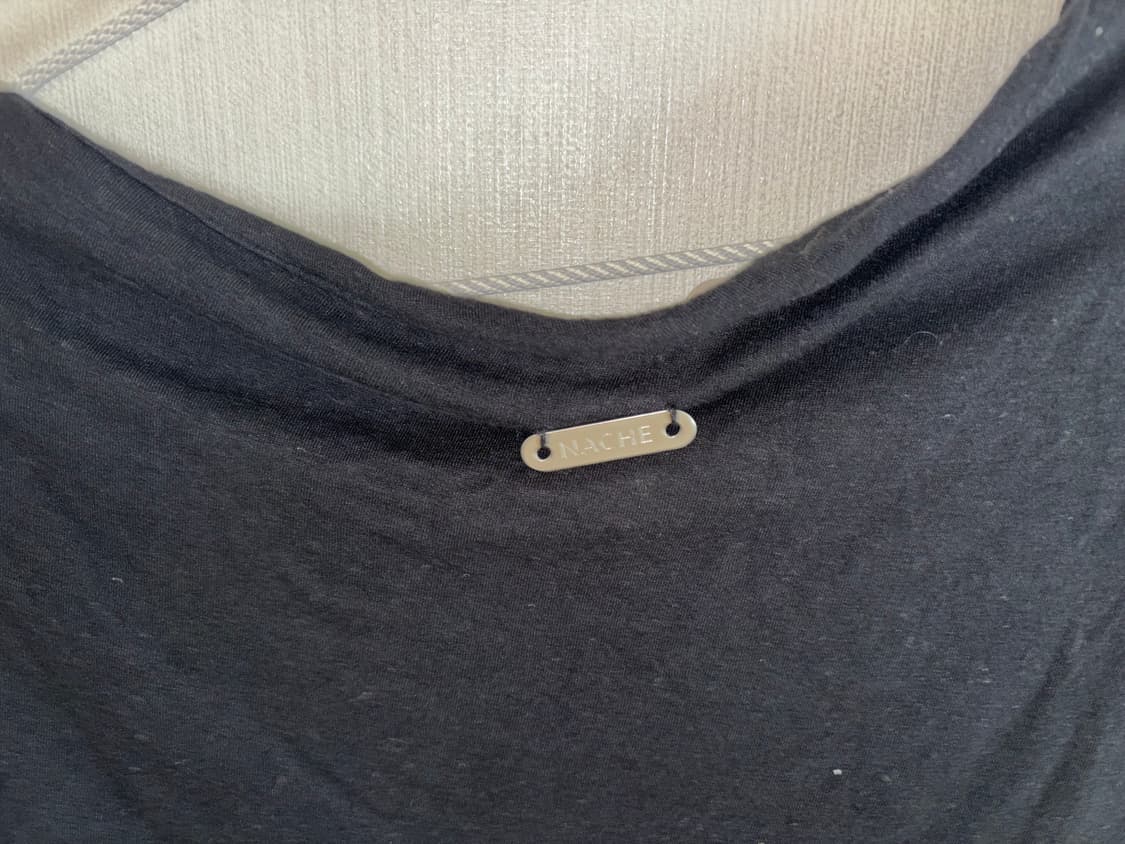 Nache 2-WAY PRINTED LOOSE T-SHIRT BLACK 상품이미지4