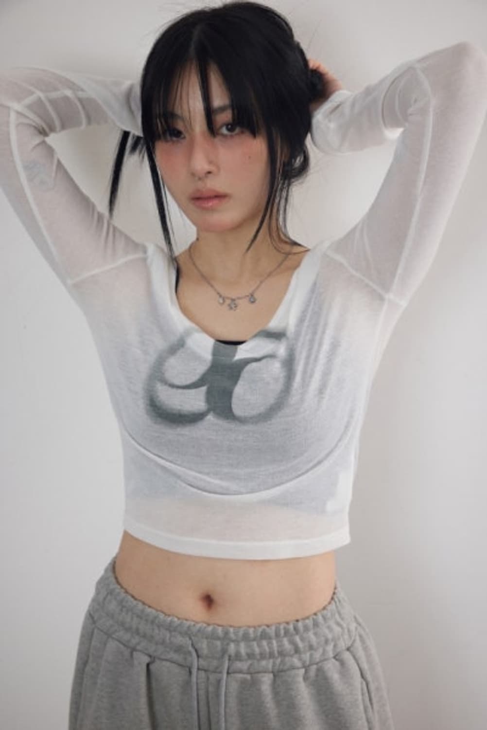 애즈온 시스루 롱슬리브 상품이미지2