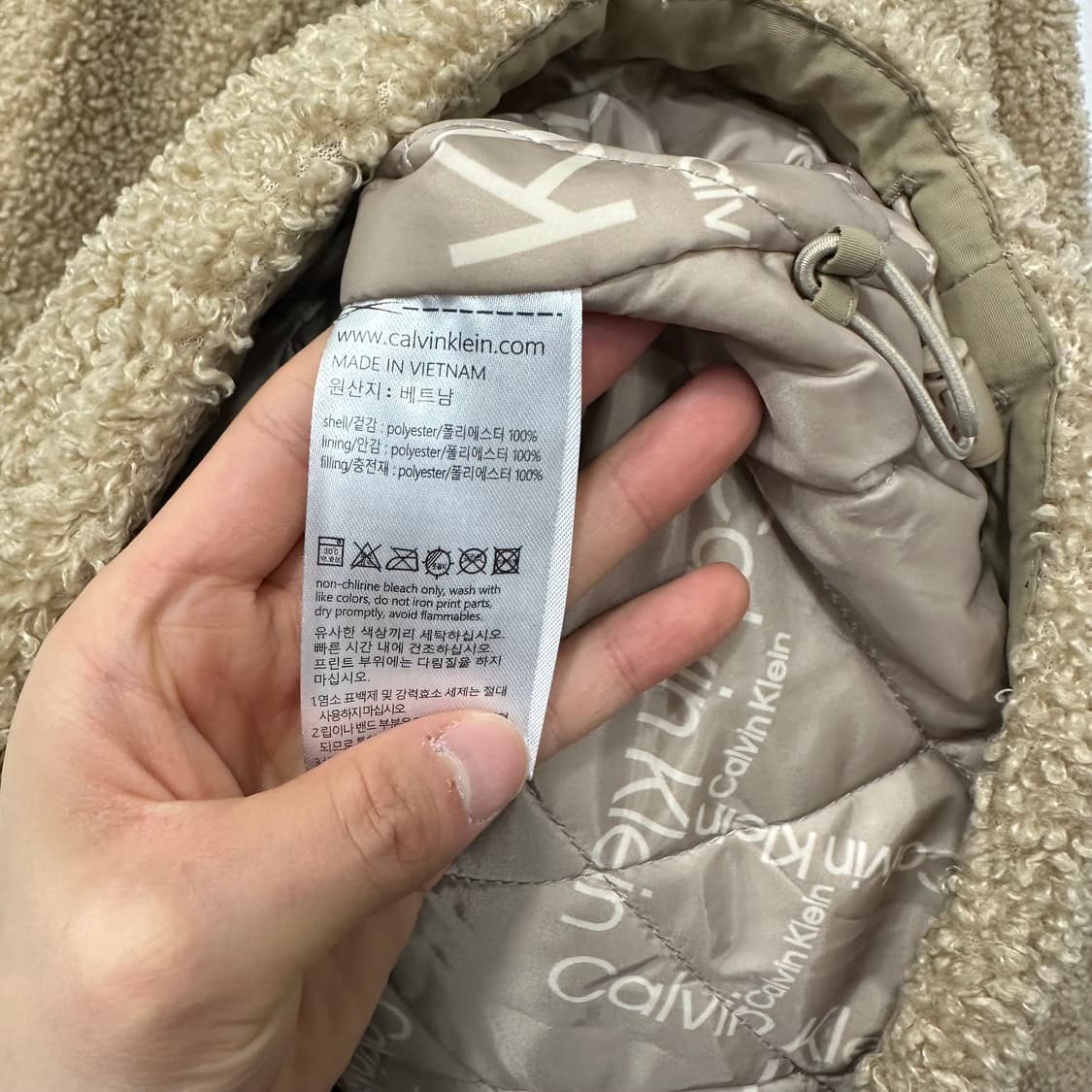 캘빈클라인 후리스 자켓 상품이미지4