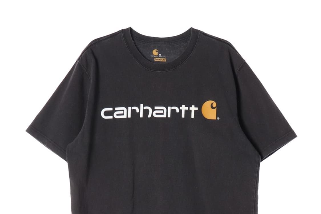 칼하트 오리지널핏 스펠아웃 로고 반팔티 M 상품이미지3