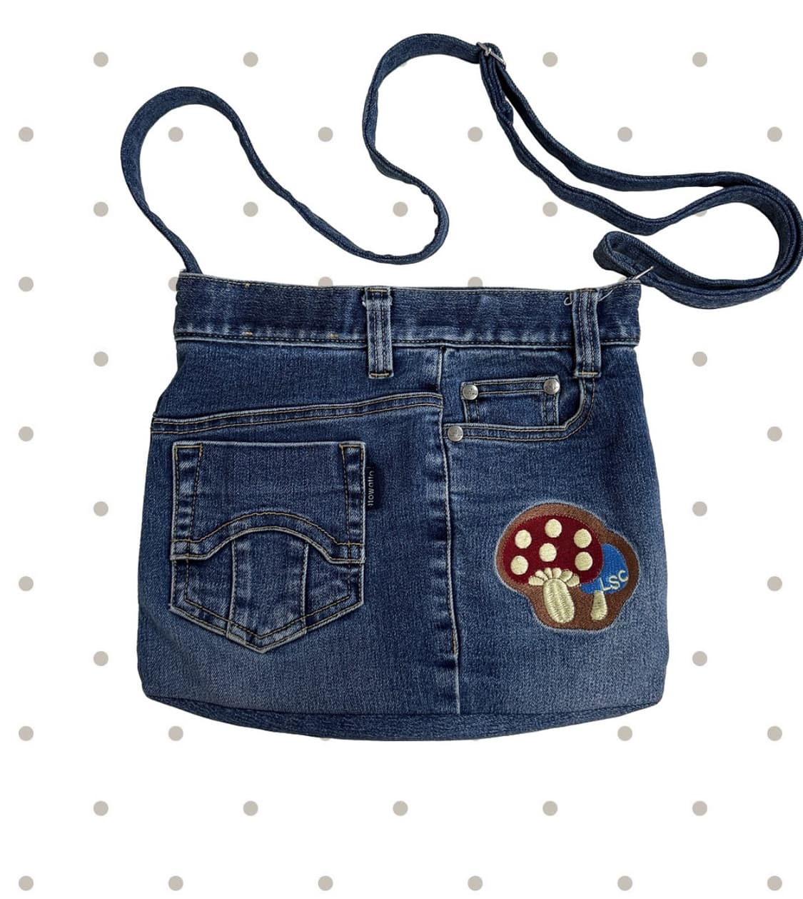 머쉬룸 도트 크로스백 상품이미지2