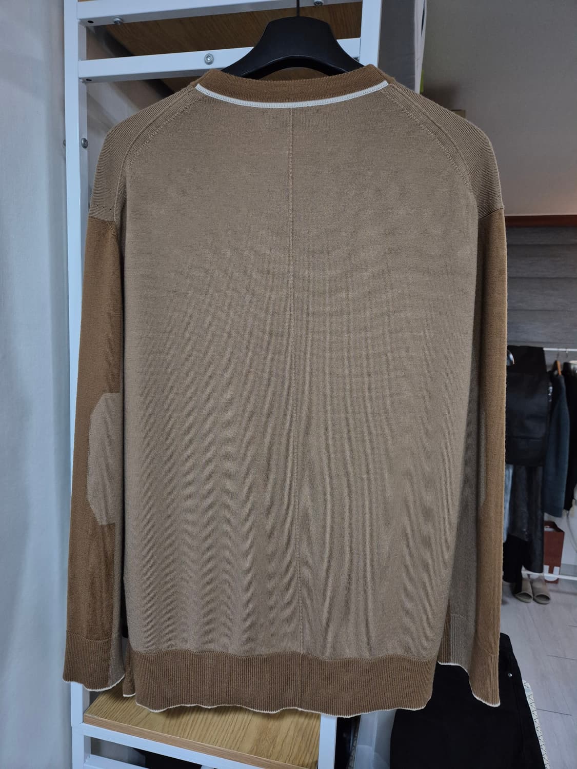 시스템옴므 울 가디건 100 베이지 상품이미지2