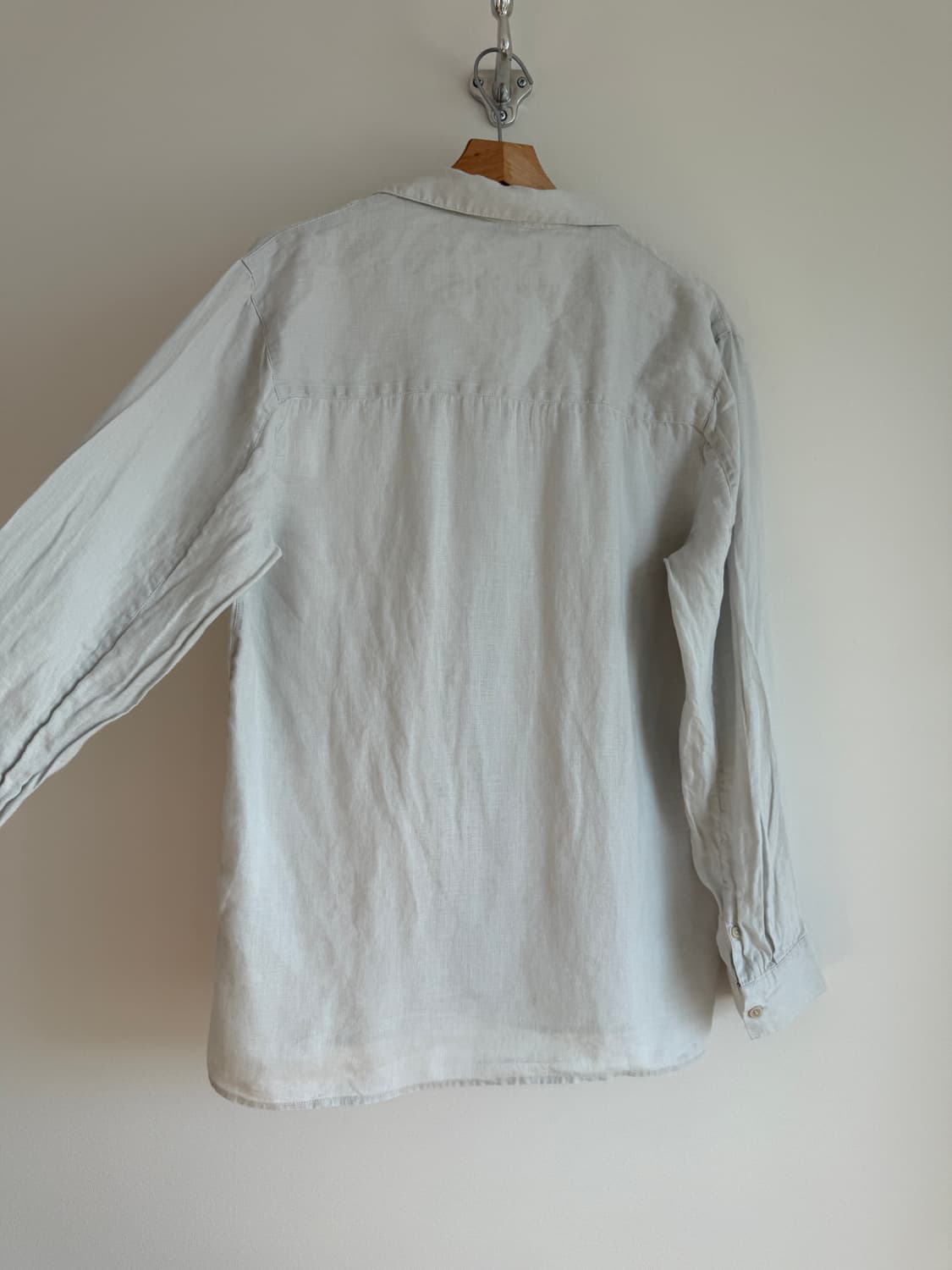 코스(COS) 린넨 오픈카라 셔츠 상품이미지5