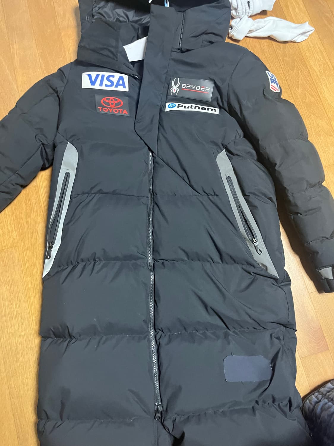 스파이더 롱패딩L 상품이미지1