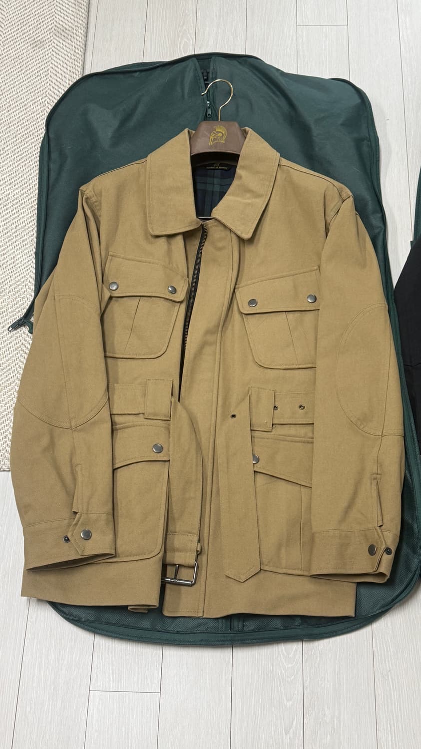 론트 041 사파리 자켓 베이지 색상 XL 상품이미지1