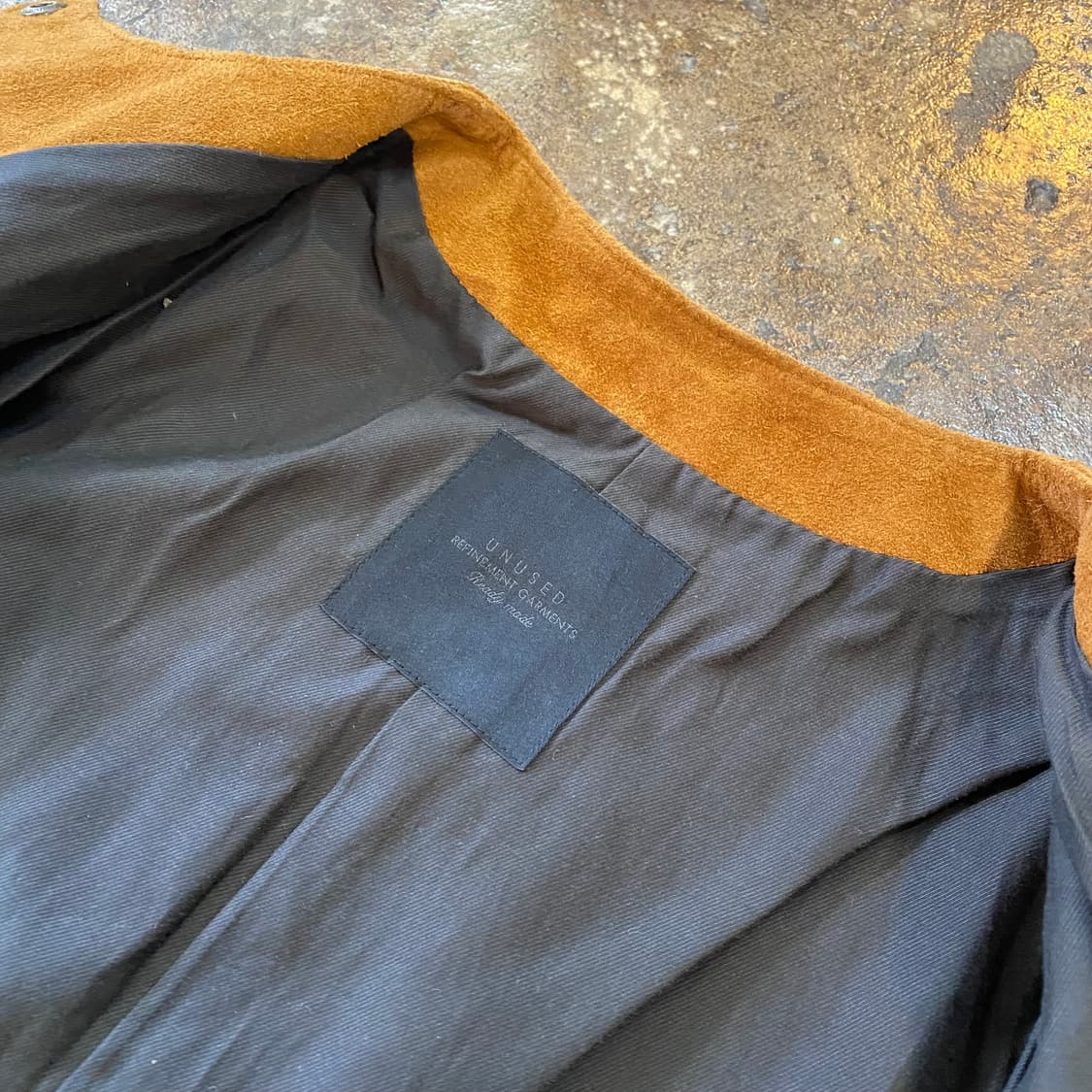 (00) 언유즈드 스웨이드 가죽 자켓 상품이미지4