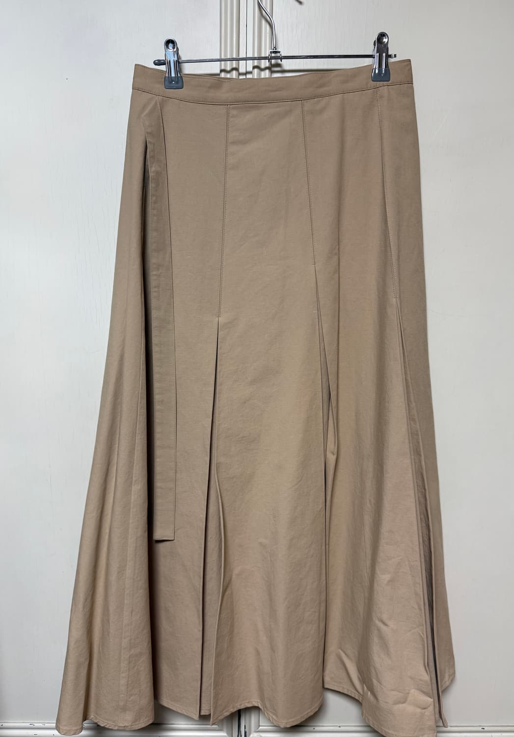 새상품)길트프리 면+린넨 혼방 스커트 BEIGE WRAP SKIRT 해 상품이미지8