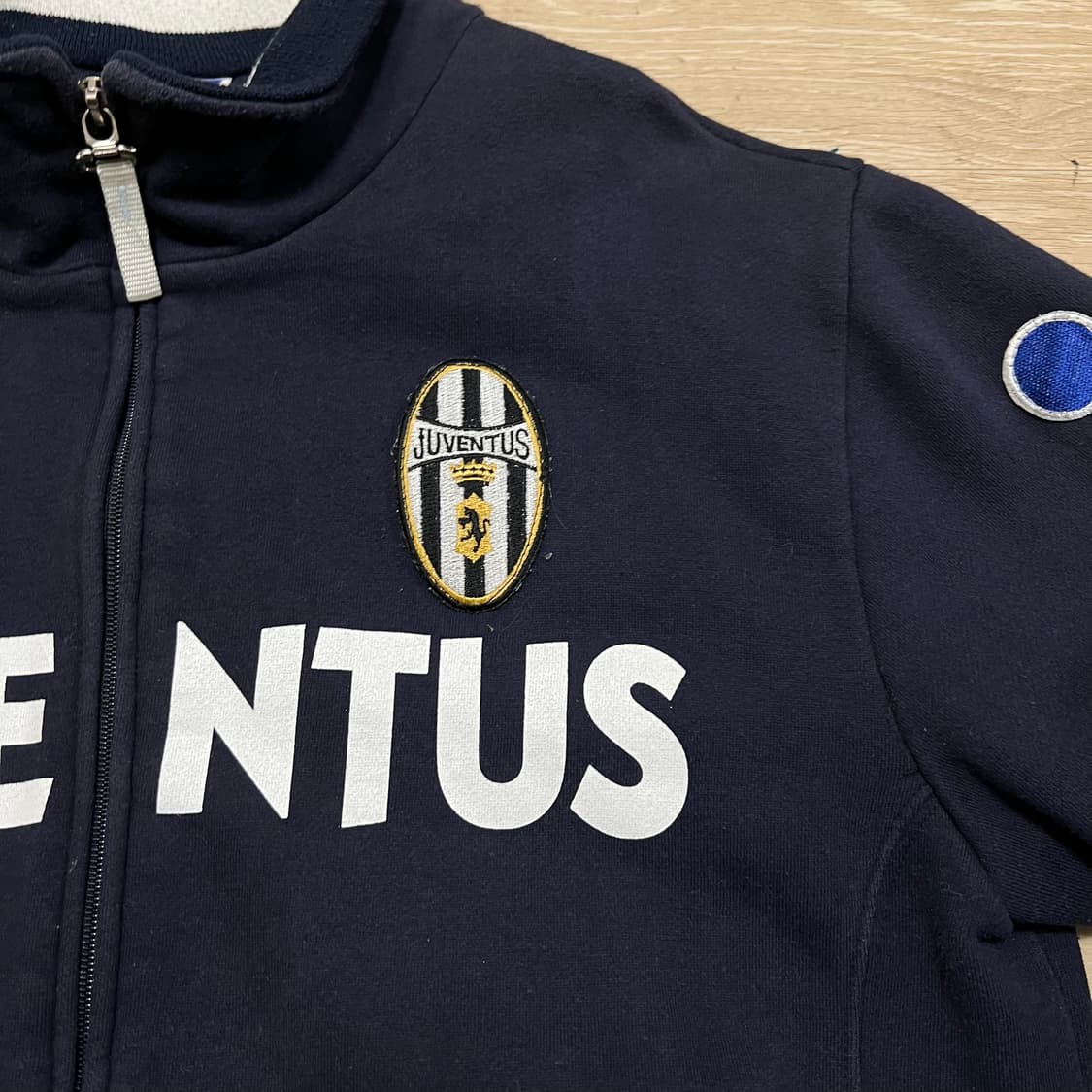 유벤투스 축구팀 로고 프린팅 코튼 져지 트랙탑 자켓 [네이비] L/100 상품이미지4