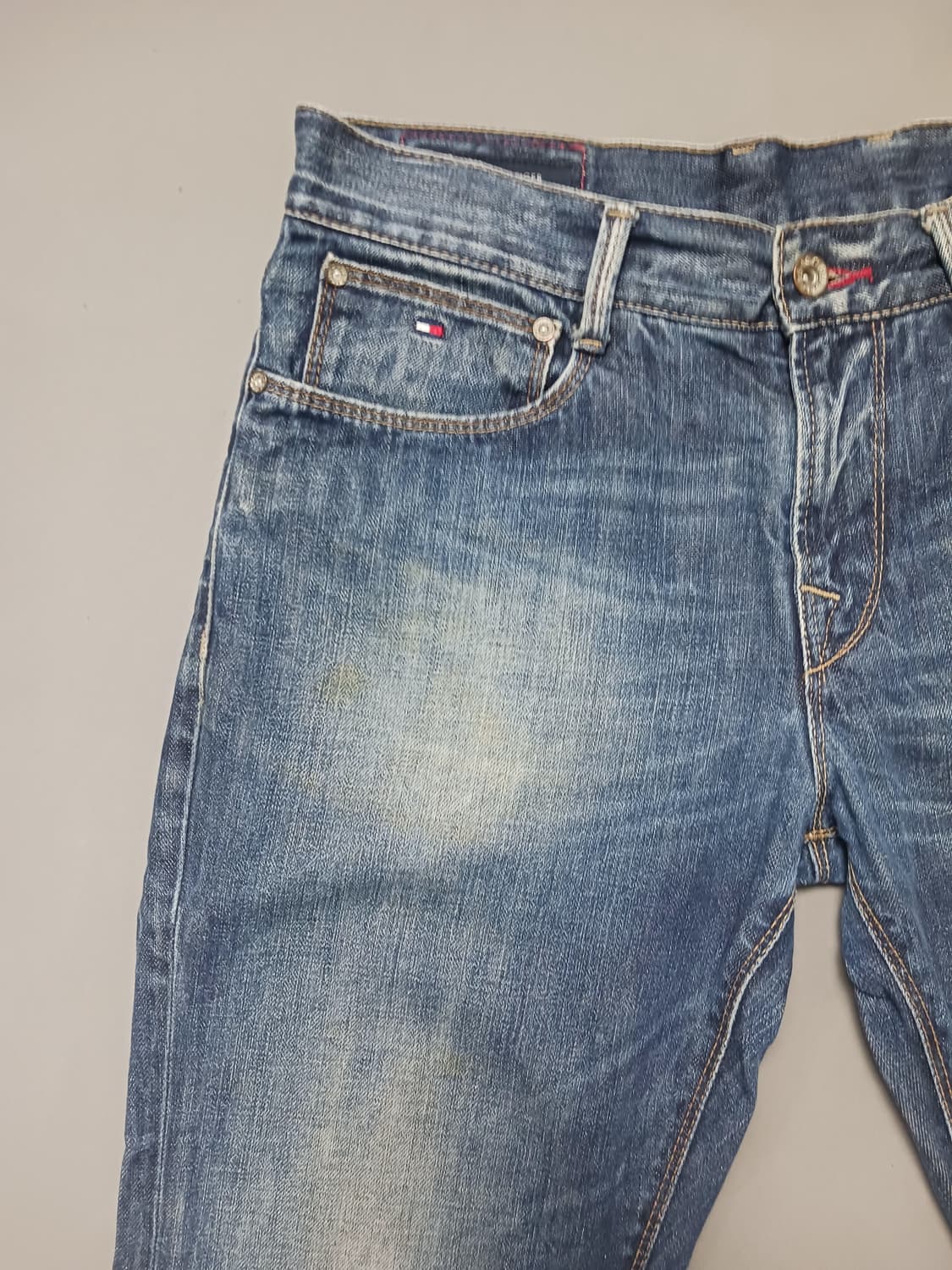 [32] 타미힐피거 빈티지워싱 보스턴 슬림진 청바지 상품이미지2