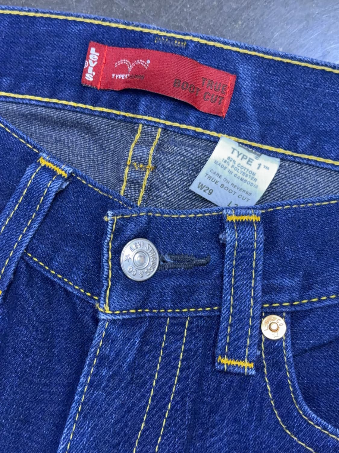 리바이스 타입원 트루 부츠컷 플레어 데님팬츠 29 상품이미지7