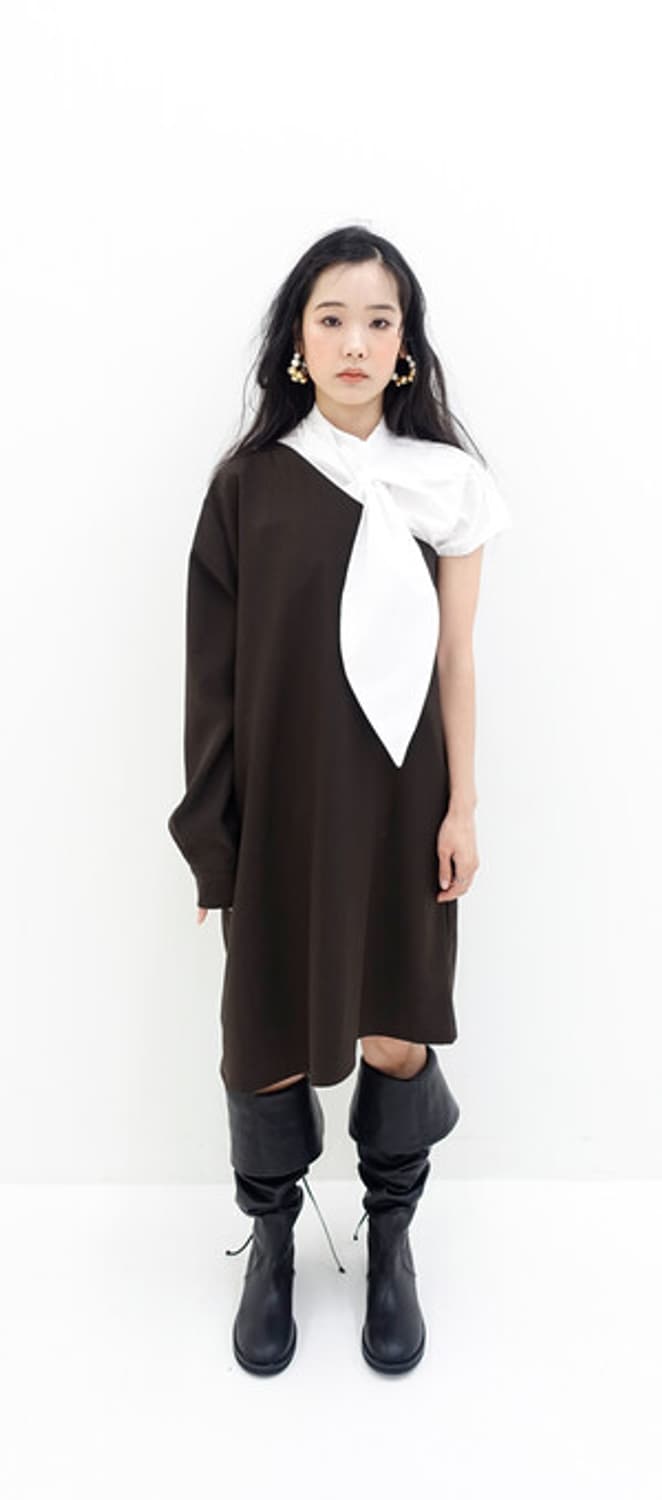 샵페어리 banding one shoulder dress 상품이미지1