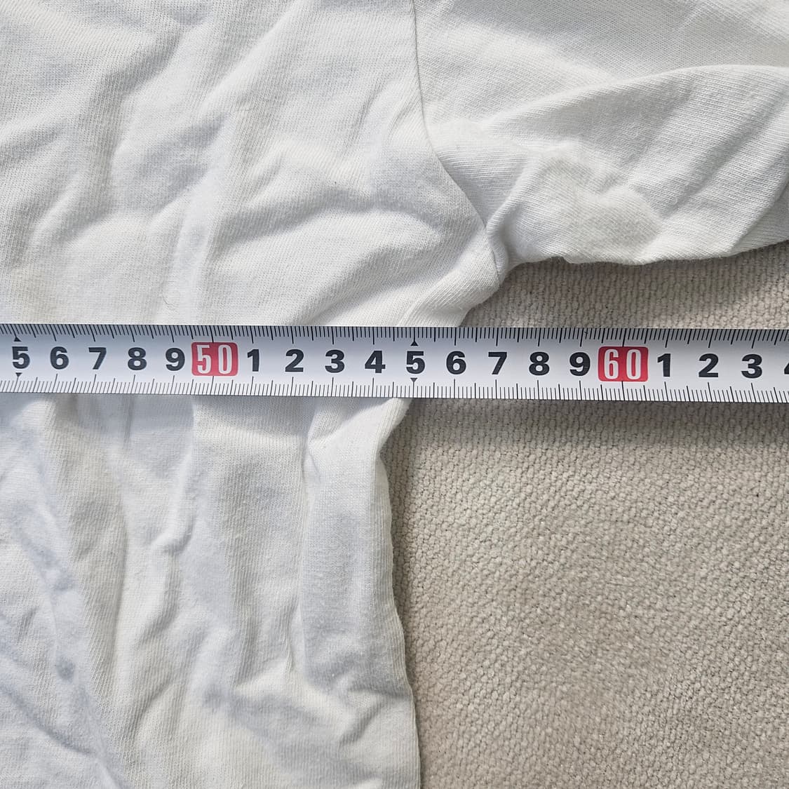 XL 커버낫 화이트 반팔티 0303Y 상품이미지6