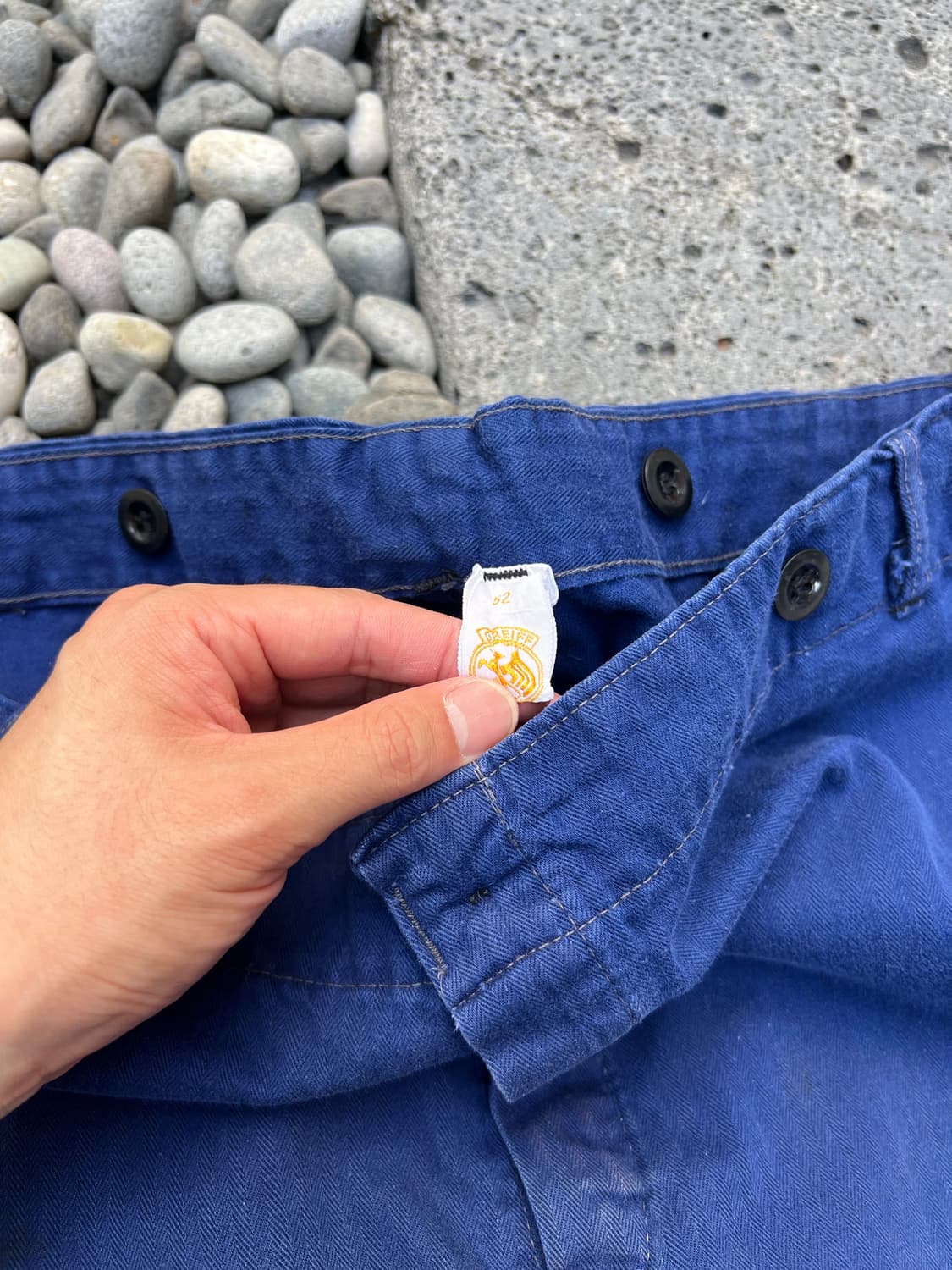 (38인치)FADED VINTAGE WASHING 헤링본프렌치워크팬츠 상품이미지7