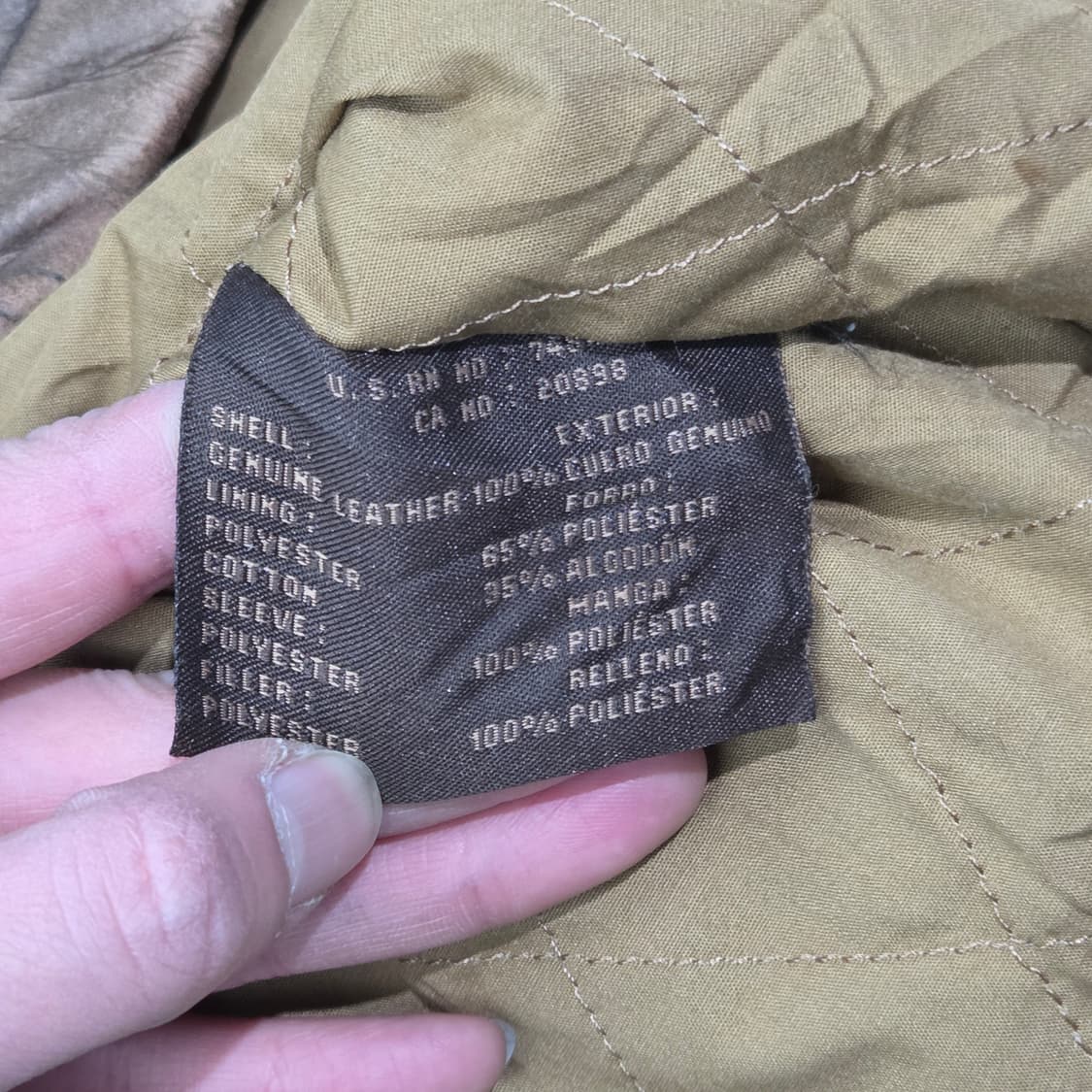 dockers 레더 봄버자켓 s09149 상품이미지7