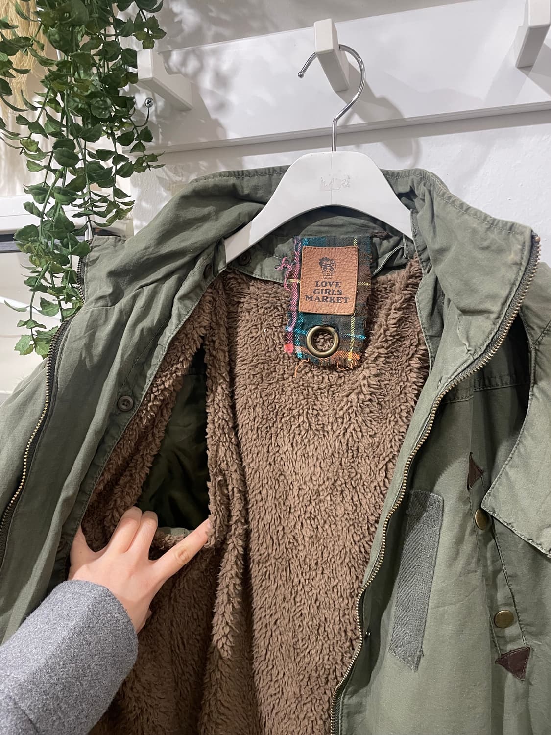 모리걸 양털 베스트 누빔 야상 상품이미지9