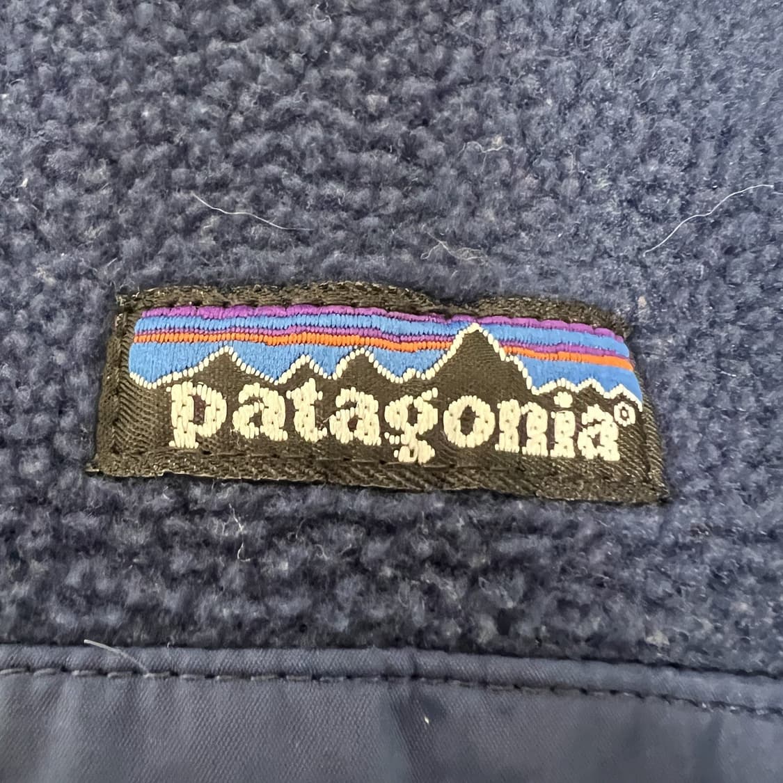 90s 파타고니아 신칠라 스냅-T 네이비/레드 자메이카 상품이미지3