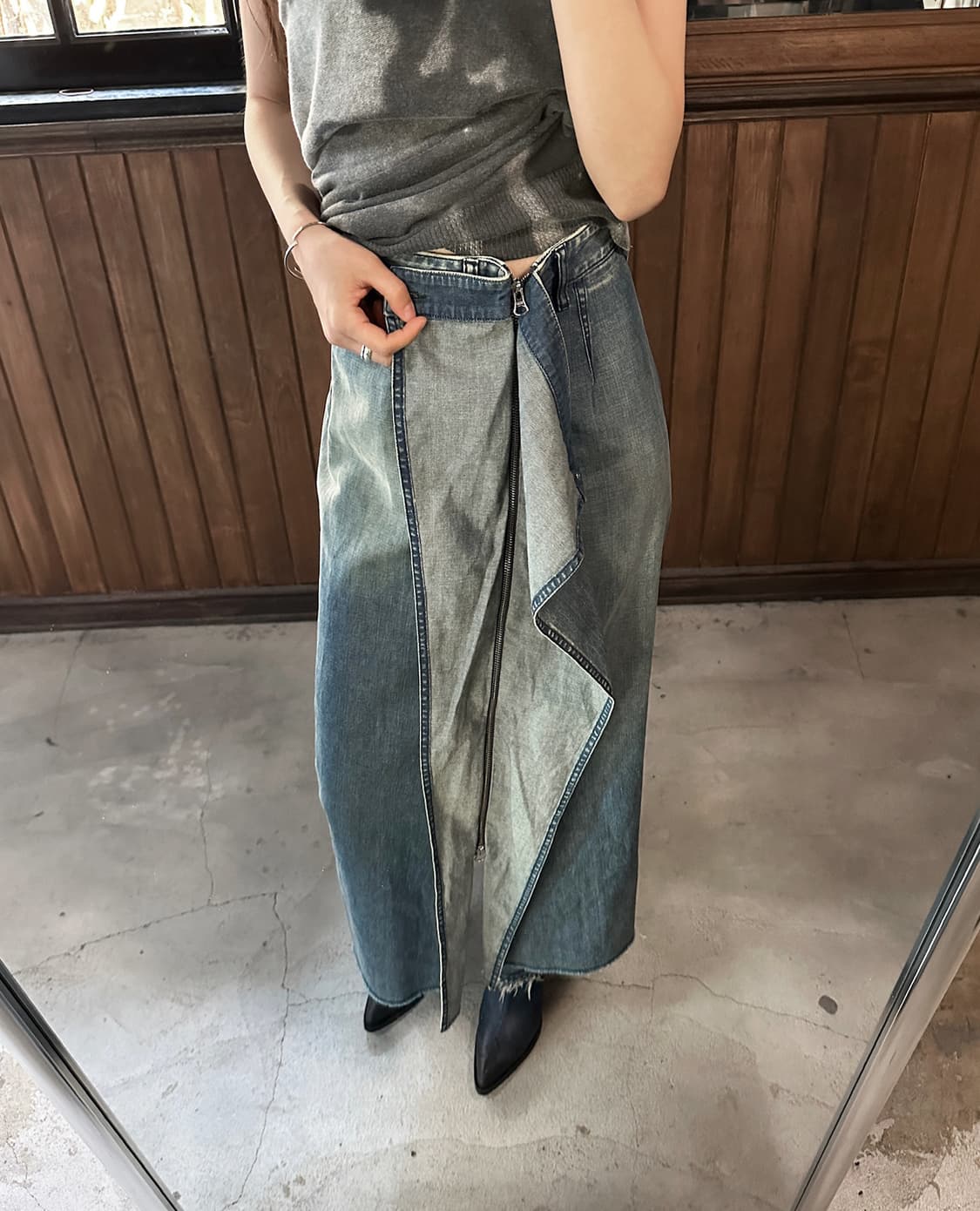 MM6 MAISON MARGIELA denim skirt 상품이미지3