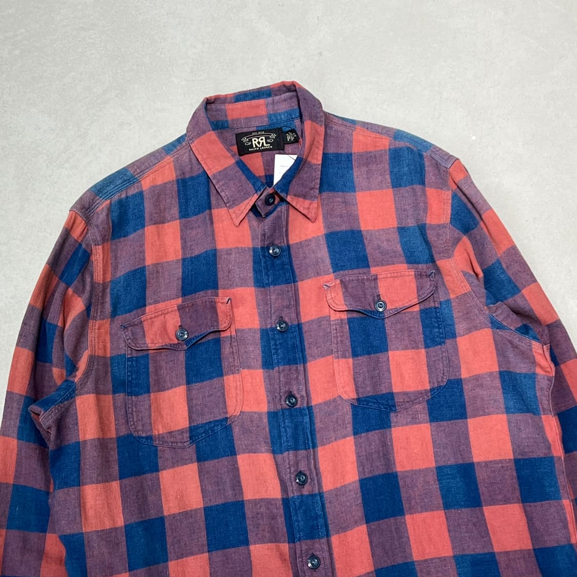 더블알엘 플란넬 체크셔츠 s08826 상품이미지3