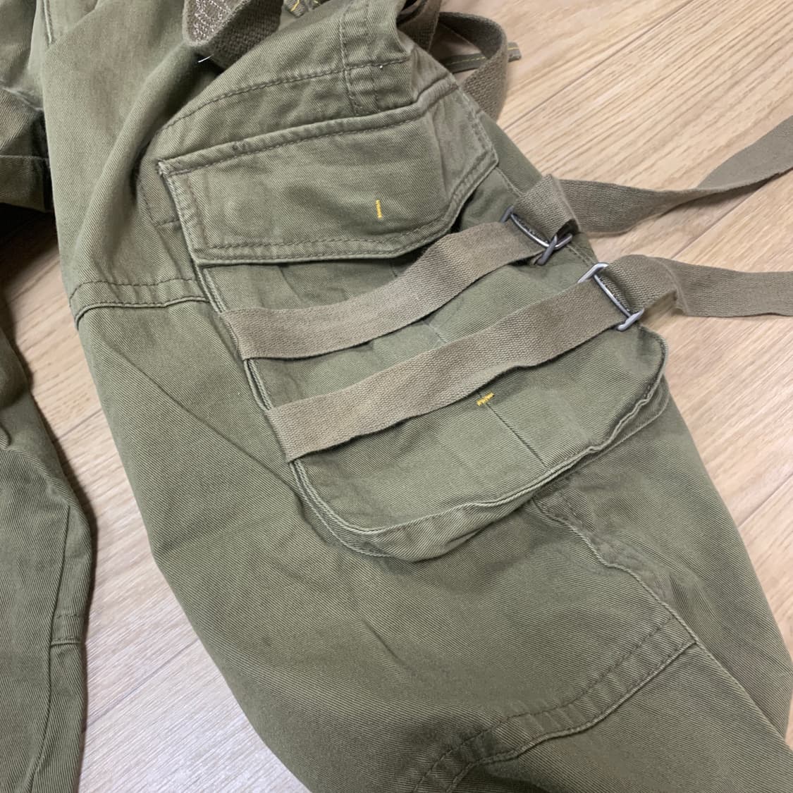 29)UCLA 빈티지 멜빵 7포켓 카고 팬츠 상품이미지8