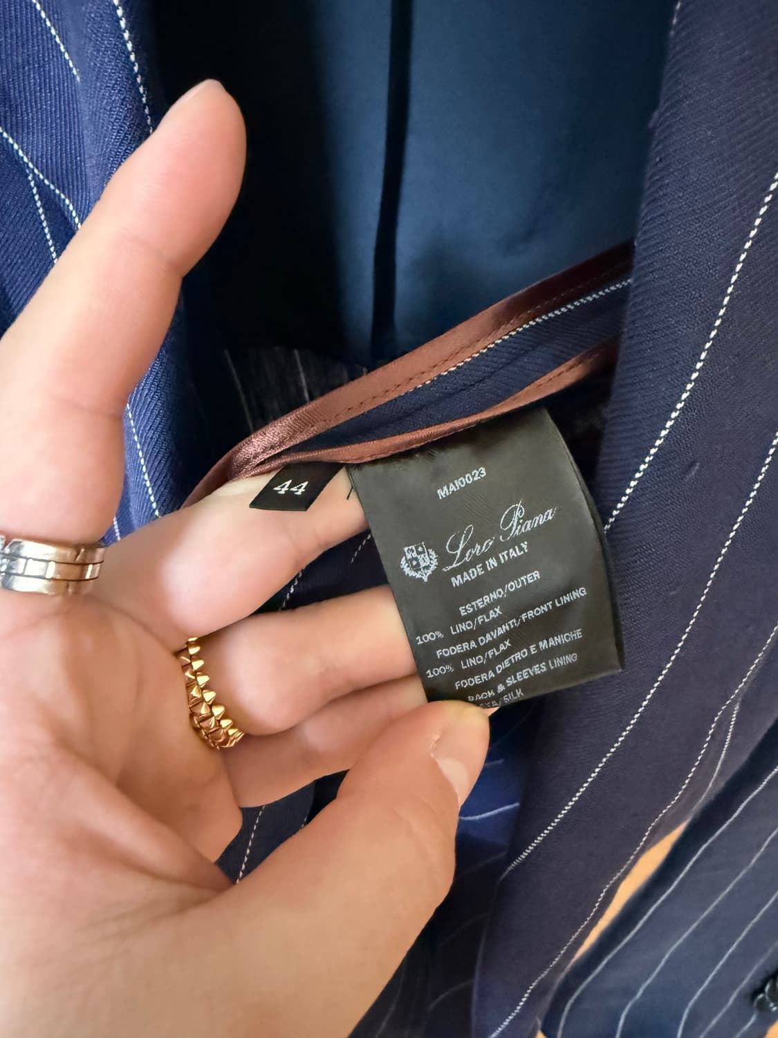 린넨 더블 브레스트 자켓 상품이미지5