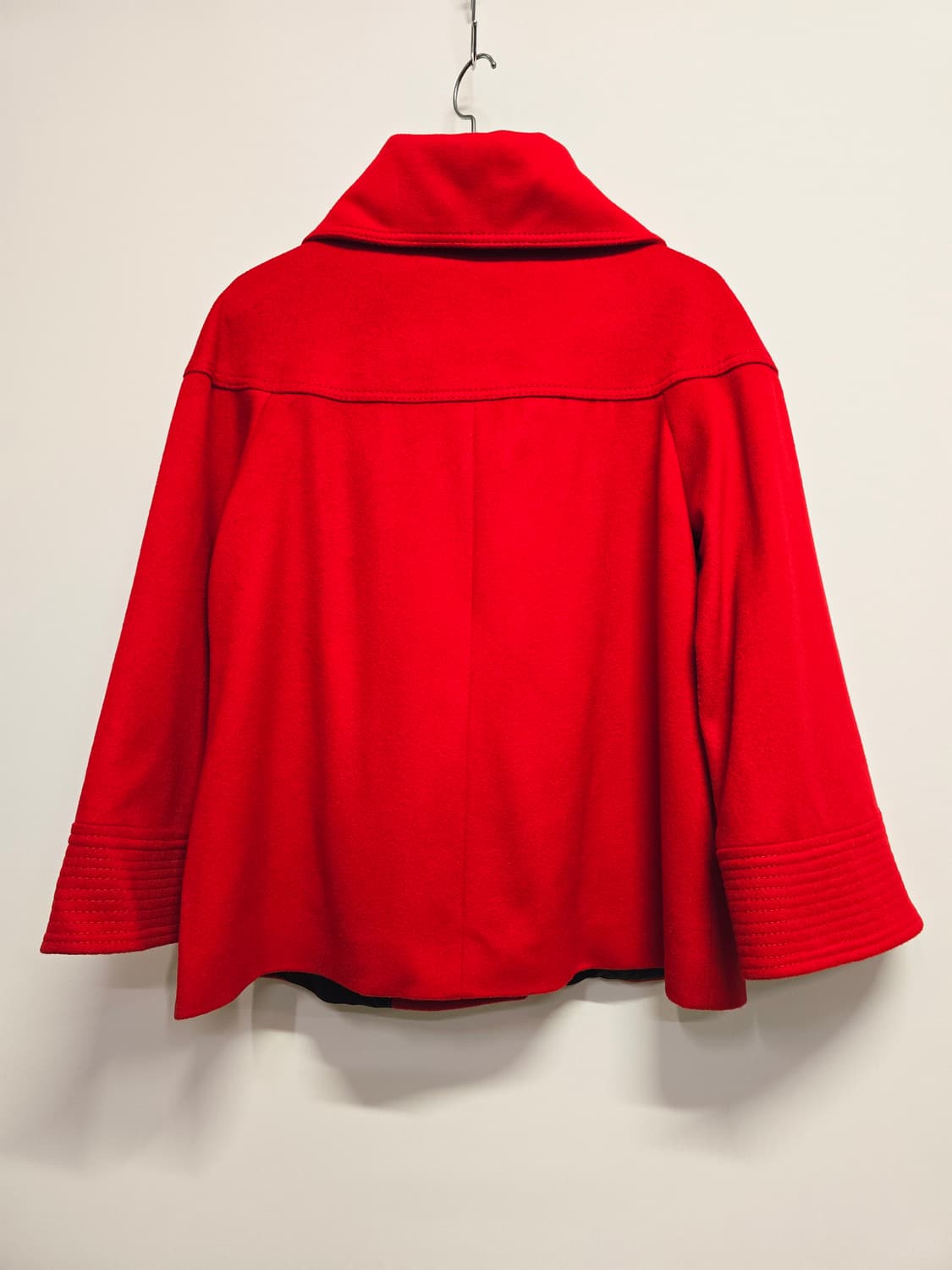 자라 우먼 빨간색 자켓 울 비스코스 상품이미지5