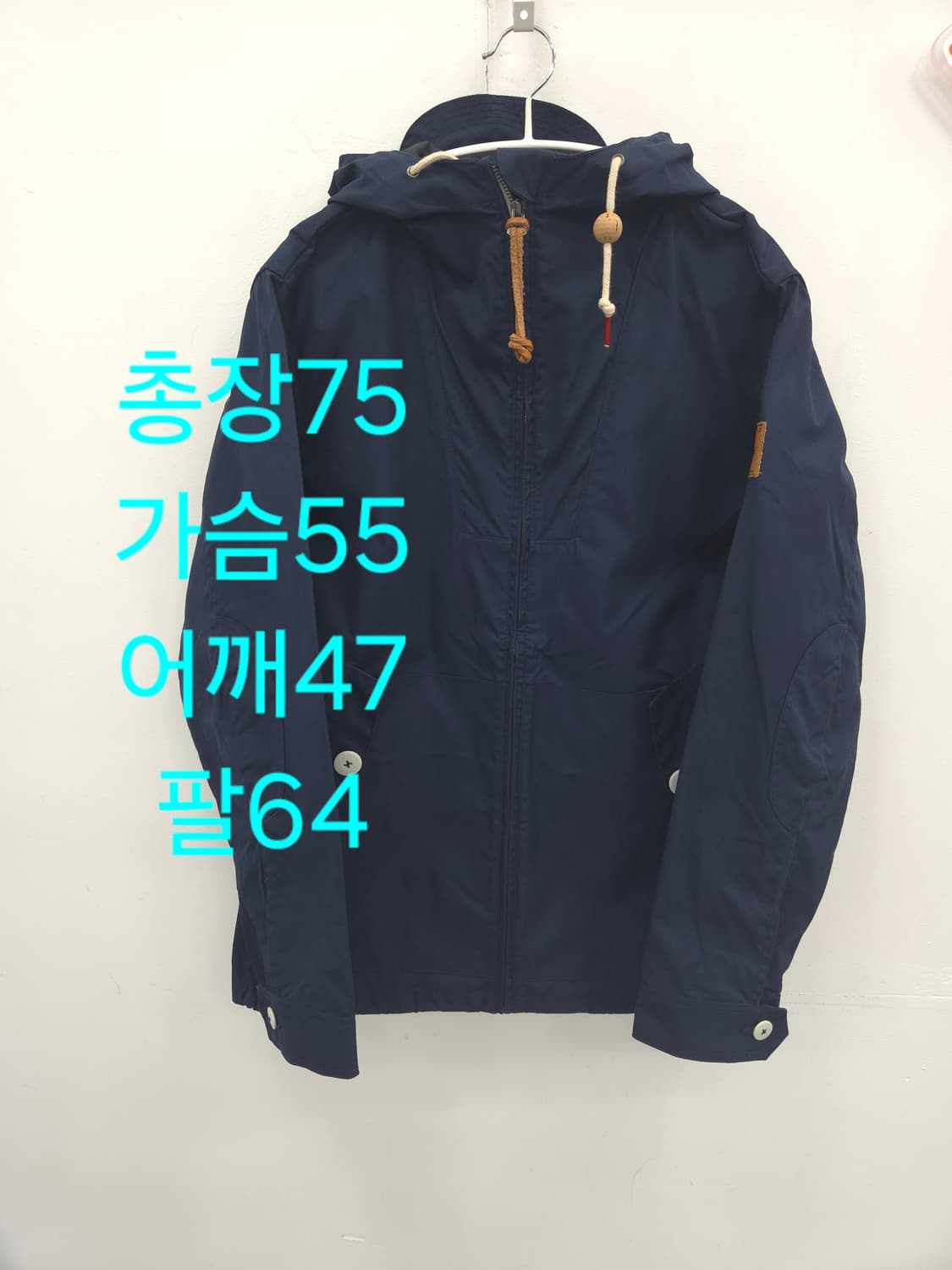 M 펜필드 레인자켓 네이비 후드 바람막이 자켓 상품이미지1