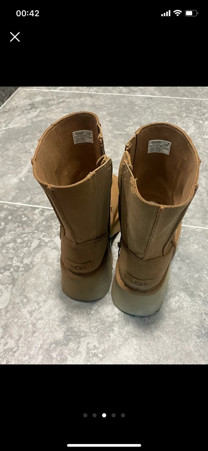 어그 청키 지퍼 힐 부츠 250 상품이미지3