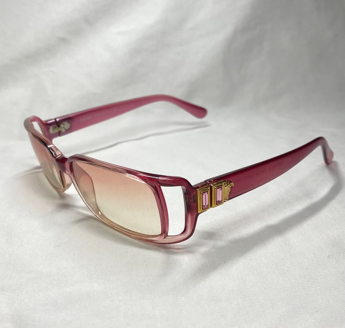 90s 빈티지 베르사체 선글라스 스퀘어 더블프레임 상품이미지1