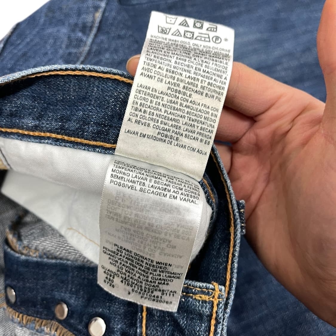 리바이스 501 데님팬츠 상품이미지7