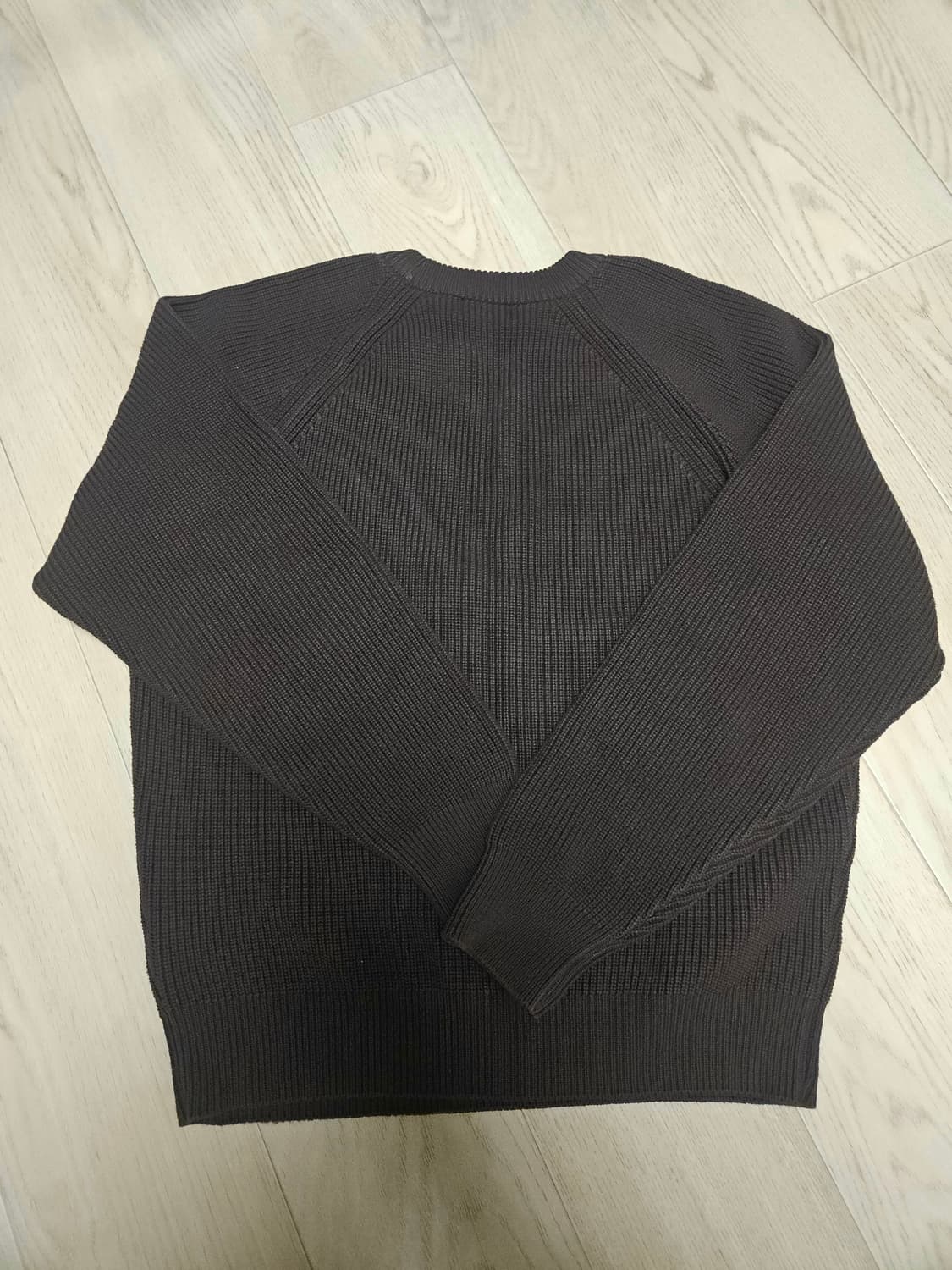 스테디에브리웨어 / 코튼 피셔맨 라운드넥 니트 브라운 / 2 상품이미지2