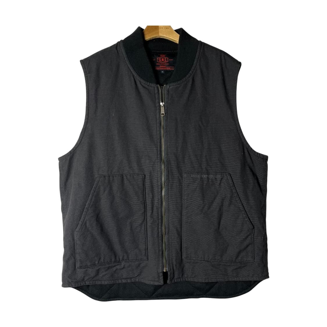 [Beams heart] 빔즈 하트 캔버스 집업 베스트 상품이미지1