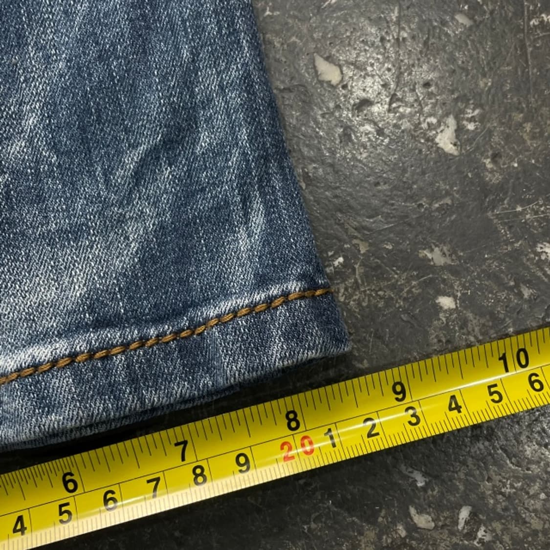 36 에비수 독수리 자수 청바지 상품이미지6