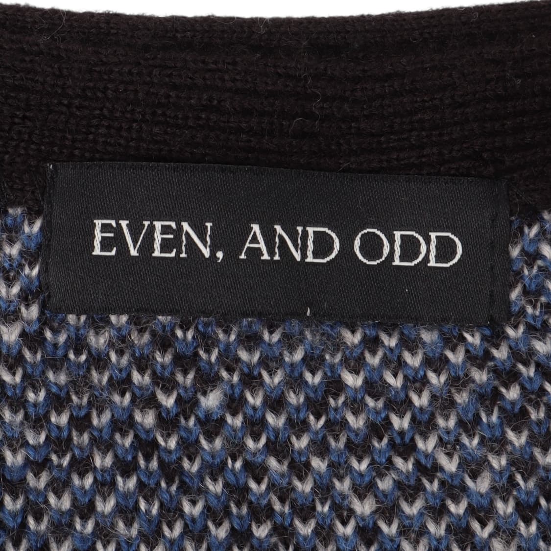 Even and odd 아가일 모헤어 니트 가디건 상품이미지8