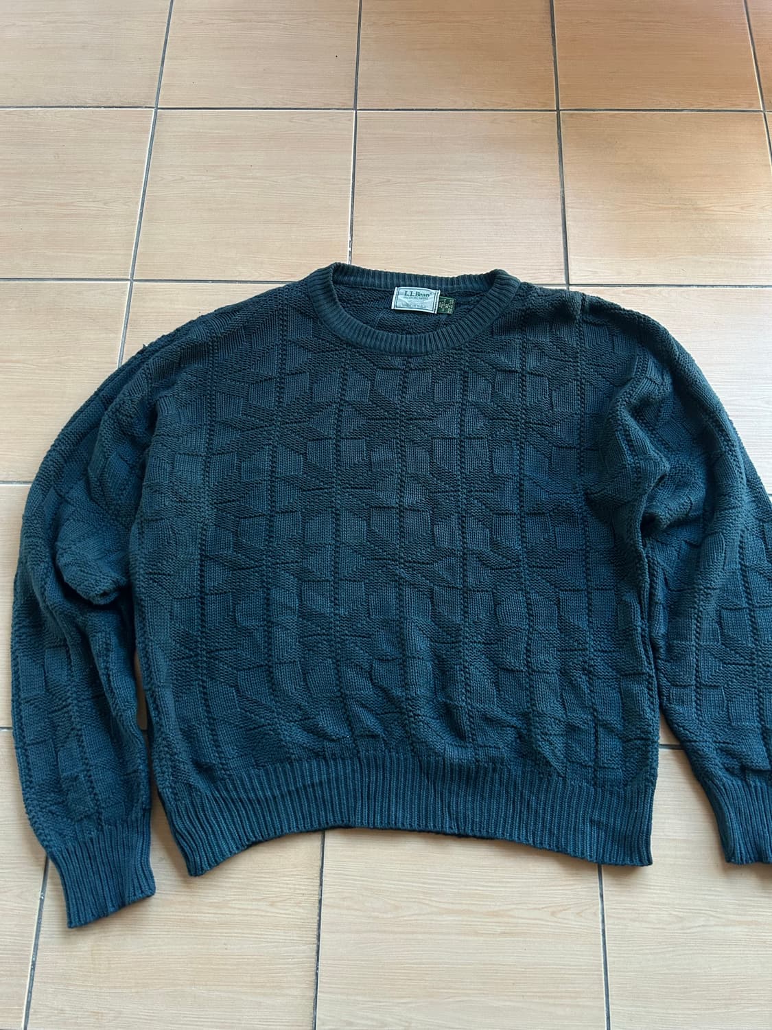 90‘s LL.Bean 엘엘빈 눈꽃니트 상품이미지1