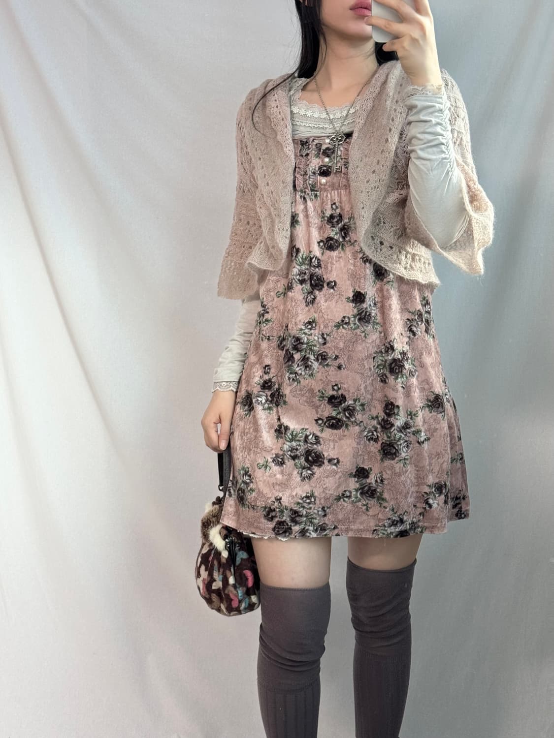 모헤어 블렌디드 케이프 가디건 상품이미지3