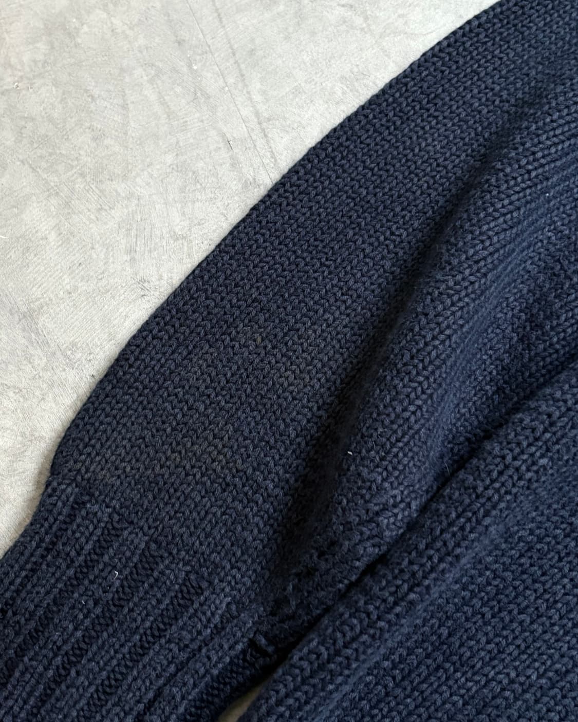 Polo 폴로 랄프로렌 90‘s 싯다운베어 네이비컬러 핸드 니트 상품이미지3