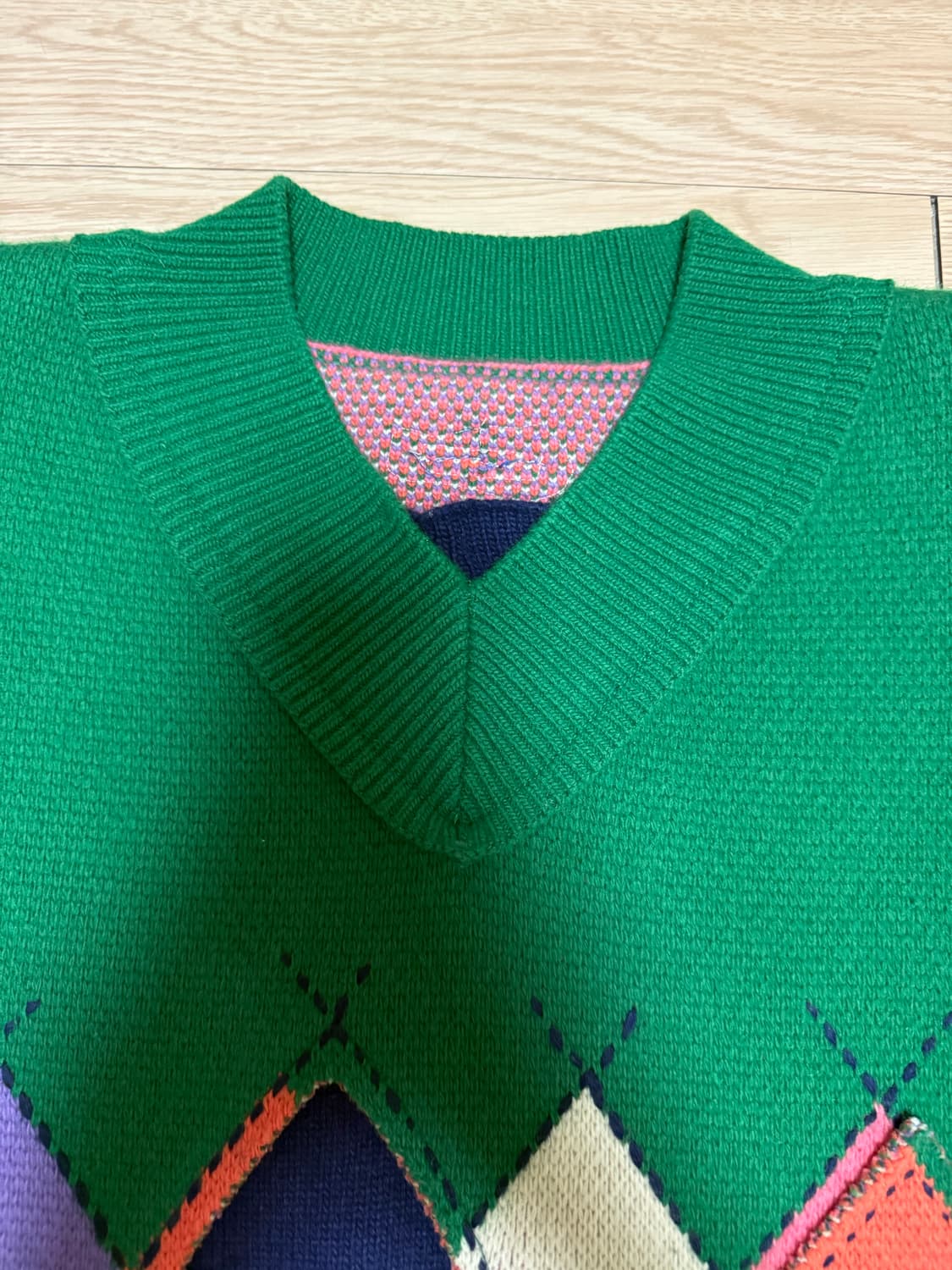 아더에러 스플렌더 오버 니트 그린 상품이미지3