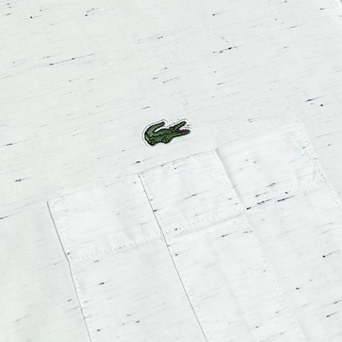 [L] Lacoste 라코스테 스탠드 라운드 카라 코튼 셔츠 상품이미지4