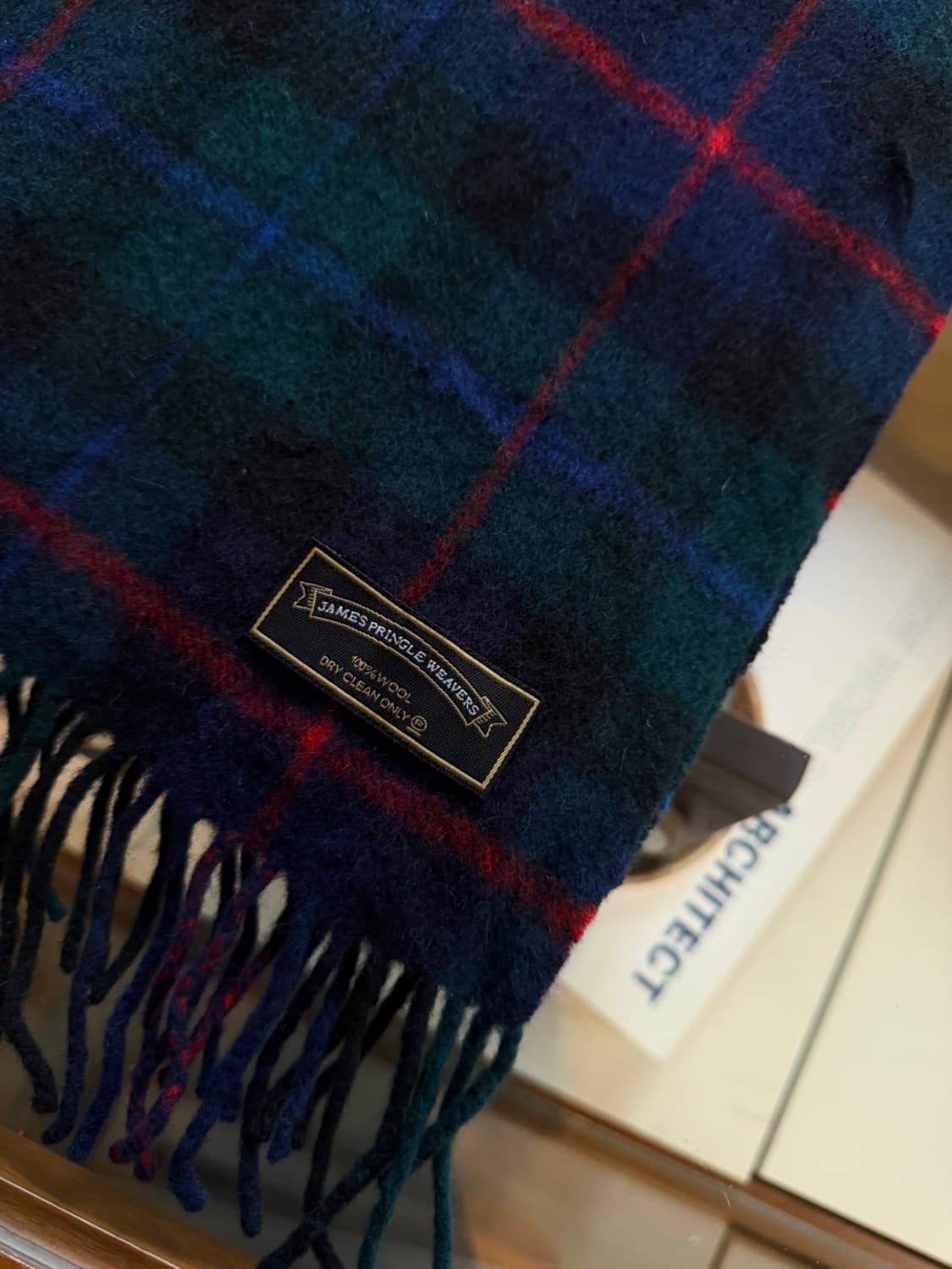 프링글 위버 스코티쉬 램스울 머플러 상품이미지8