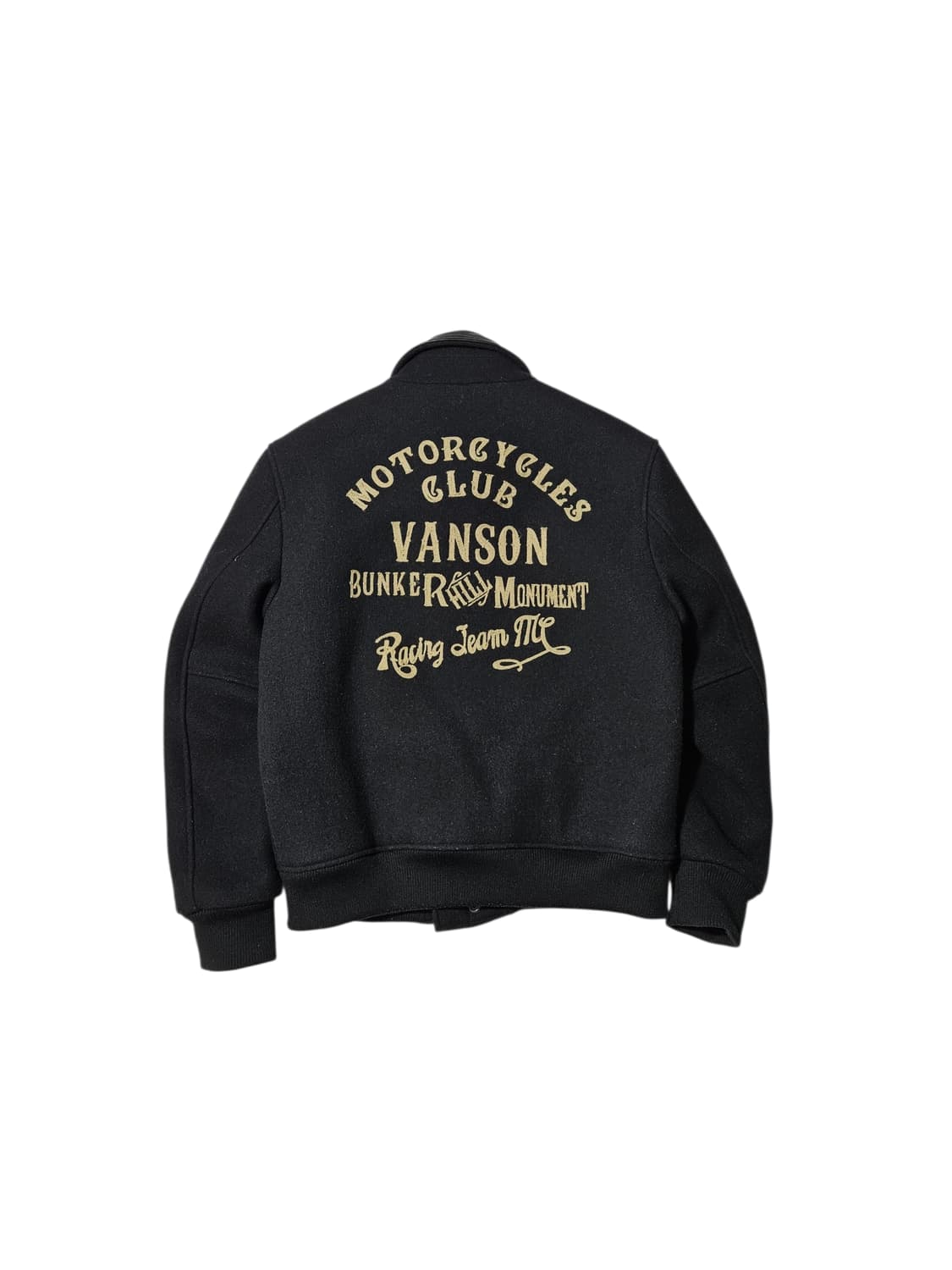 밴슨 Vanson 레더 체인스티치 울자켓 L 바시티 상품이미지3