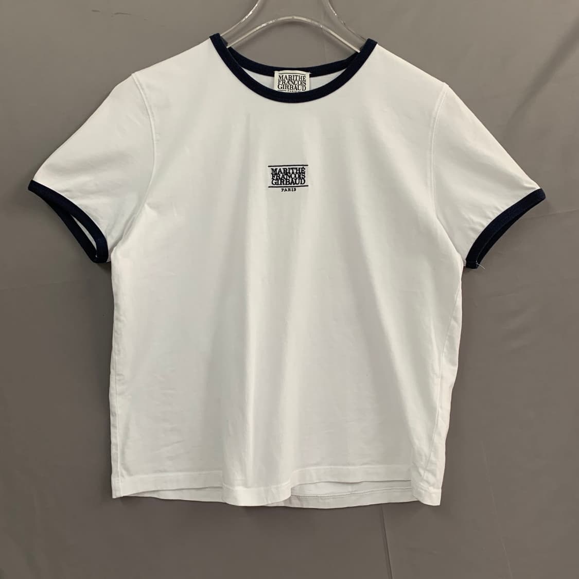 M 마리떼프랑소와저버 클래식 로고 화이트 링거 반팔티 상품이미지1