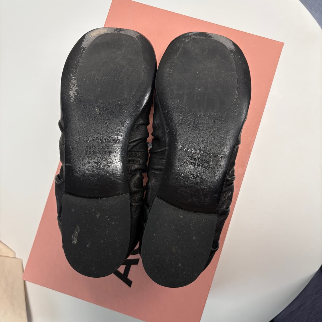 아크네 스튜디오 보우 레더 발레리나 플랫 37 상품이미지2