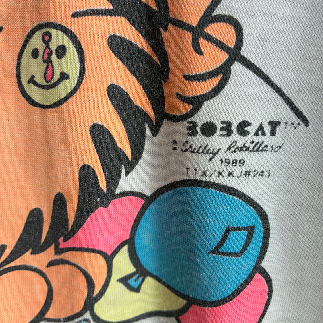 80's Vintage Cat Graphic Tee 상품이미지3
