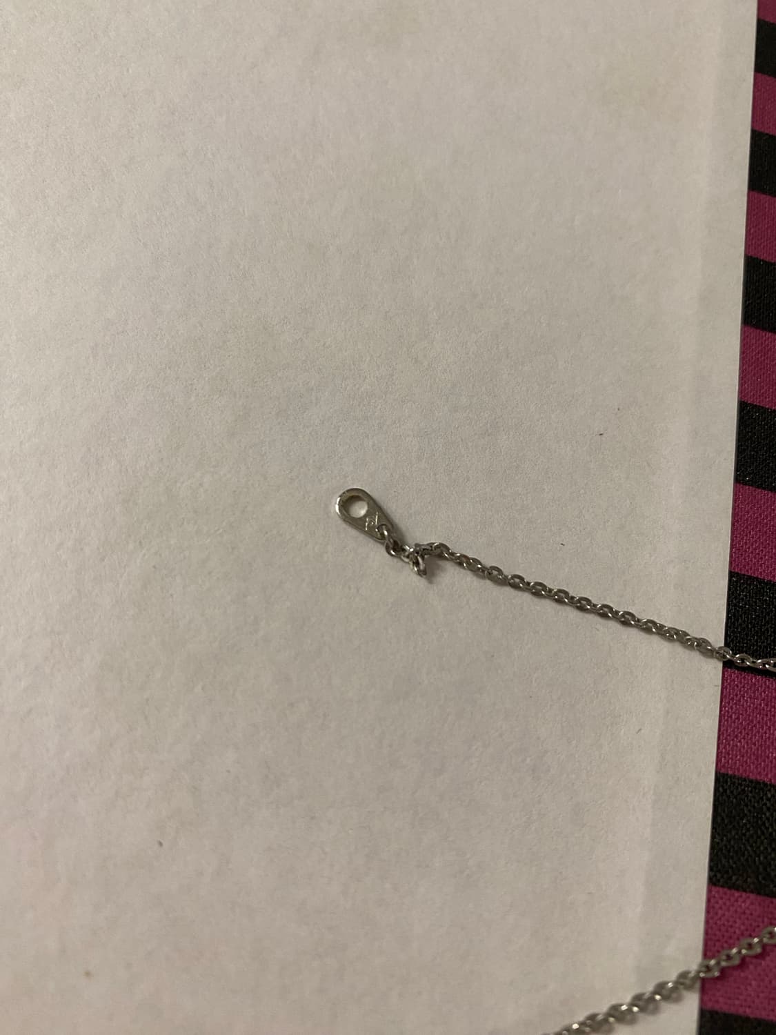 하트 큐빅 목걸이 상품이미지2