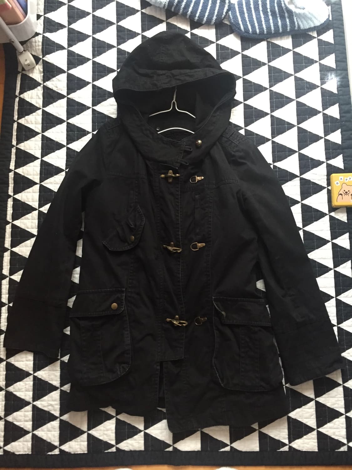 오네갸루 펑크 y2k 블랙야상 상품이미지2