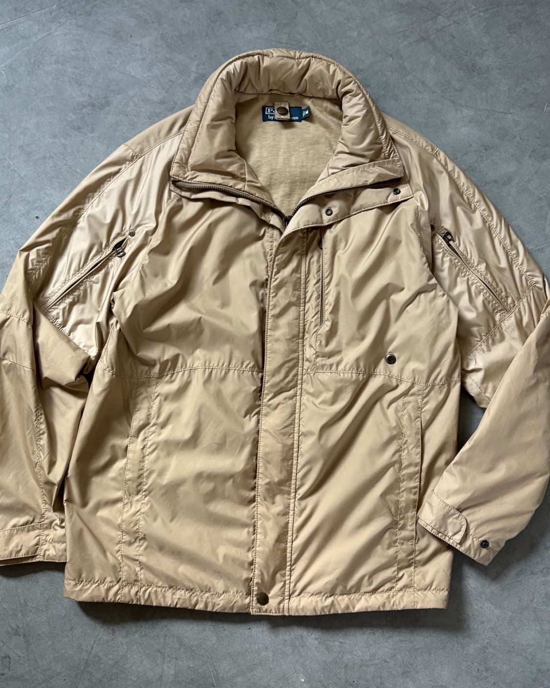 Polo 폴로 랄프로렌 베이지컬러 폴리쉘 후드 자켓 상품이미지1